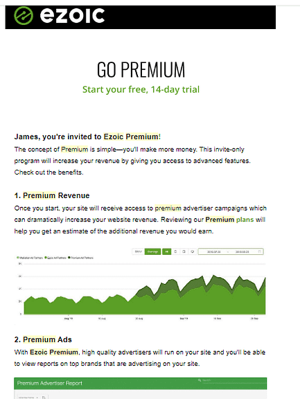 ezoic premium review