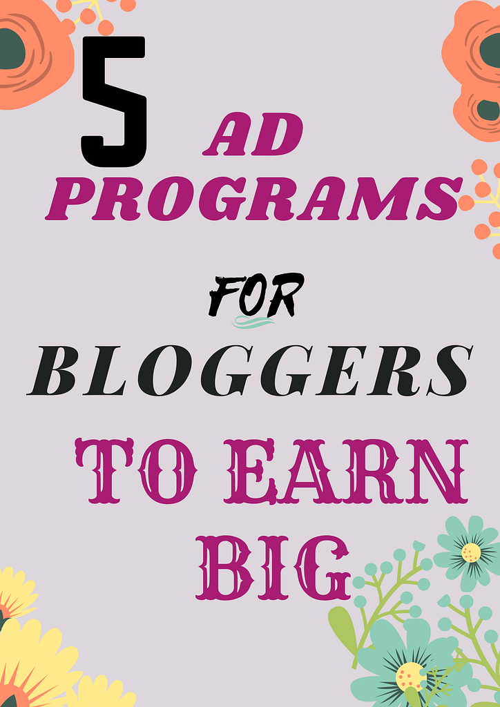 ad networks for bloggers